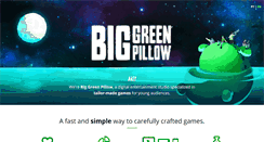 Desktop Screenshot of biggreenpillow.com